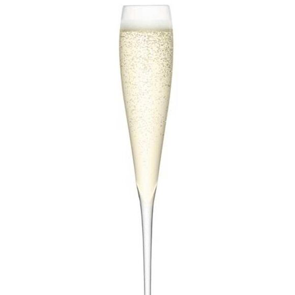 New LSA International Wine Grand Champagne Flute Clear Set of 2 Weddings Bridal - Picture 1 of 10